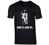 High 5s And Ws Boston Baseball Fan T Shirt