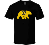 Patrice Bergeron Bear Silhouette 37 Boston Hockey Fan T Shirt