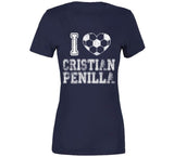 Cristian Penilla I Heart New England Soccer T Shirt