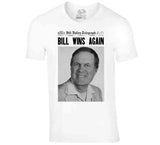 New England  Bill Wins Again Biff Back To The Future Parody Football  T Shirt