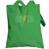 Boston BSTN Parody Basketball Fan Green  T Shirt
