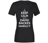 David Backes Keep Calm Boston Hockey Fan T Shirt