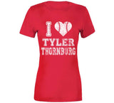Tyler Thornburg I Heart Boston Baseball Fan T Shirt