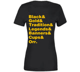 Boston Hockey Fan Tradition Names v2 T Shirt