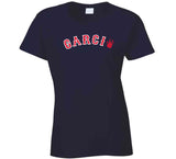 Boston Faithful Garcia Baseball Fan Navy V2 T Shirt