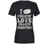 Joakim Nordstrom I Love Boston Hockey Fan T Shirt