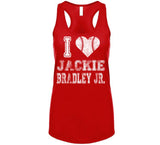 Jackie Bradley Jr I Heart Boston Baseball Fan T Shirt