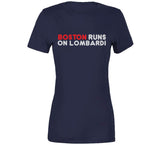 Boston Runs On Lombardi City Of Champions Football Fan T Shirt