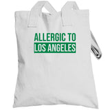 Allergic To Los Angeles Boston Basketball Fan T Shirt