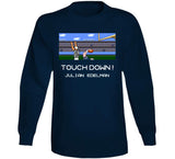 Julian Edelman Tecmo Bowl Touchdown New England Football Fan T Shirt