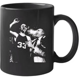 Retro Larry Bird and Red Boston Basketball Fan T Shirt