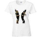 Goalie Hug Celebration Boston Hockey Fan T Shirt