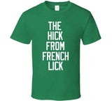 Larry Bird The Hick From French Lick Larry Legend Basketball Fan T Shirt
