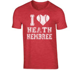Heath Hembree I Heart Boston Baseball Fan T Shirt