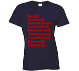 Boston Baseball Fan Tradition Names T Shirt