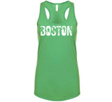Boston Basketball Team Fan Silhouette T Shirt