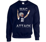 Mac Attack Mac 10 Mac Jones New England Football Fan T Shirt