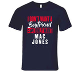 Mac Jones Boyfriend New England Football Fan T Shirt