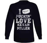 Kevan Miller I Love Boston Hockey Fan T Shirt