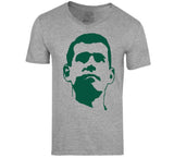 Coach Brad Stevens Big Head Silhouette Boston Basketball T Shirt