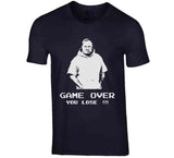 Bill Belichick Game Over New England Football Fan Pixelated V2 T Shirt