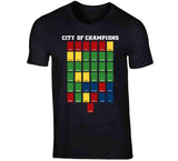 City Of Champions Banner City Boston Fan T Shirt