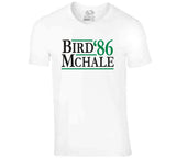 Boston 86 Champions Bird Mchale 86 Boston Basketball Fan T Shirt