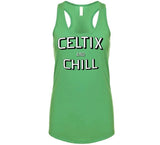 Celtix And Chill Parody Funny Basketball Fan T Shirt