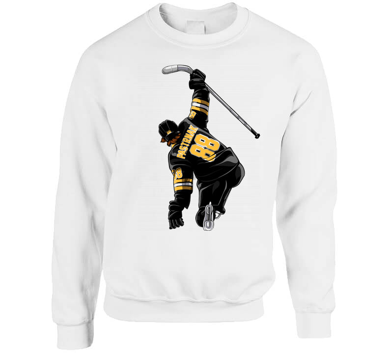 David Pastrnak 88 Boston Bruins hockey player glitch poster shirt