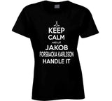 Jakob Forsbacka Karlsson Keep Calm Boston Hockey Fan T Shirt