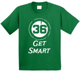 Marcus Smart Get Smart Boston Basketball  Fan Distressed T Shirt