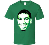 Jayson Tatum Big Head Silhouette Boston Basketball Fan T Shirt