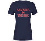Savages In The Box Boston Baseball Fan T Shirt