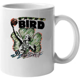 Retro Larry Bird Boston Basketball Fan Hot Shot T Shirt