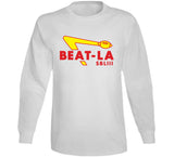 Funny Beat LA in out Parody New England Football Fan T Shirt