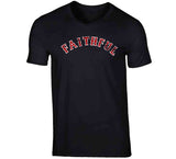 Boston Faithful Baseball Fan Distressed V2 T Shirt