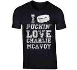 Charlie McAvoy I Love Boston Hockey Fan T Shirt