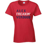 Alex Verdugo Freakin Boston Baseball Fan T Shirt