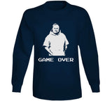 Bill Belichick Game Over New England Football Fan Pixelated T Shirt