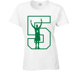 Kevin Garnett Number 5 Retirement Boston Basketball Fan V4  T Shirt