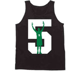 Kevin Garnett Number 5 Retirement Boston Basketball Fan v3 T Shirt