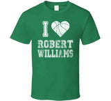 Robert Williams I Heart Boston Basketball Fan T Shirt