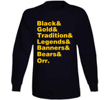 Boston Hockey Fan Tradition Names T Shirt