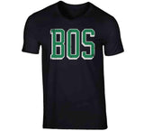 Boston Vintage BOS Boston Basketball Fan T Shirt