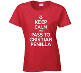 Cristian Penilla Keep Calm Pass To New England Soccer T Shirt