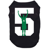 Kevin Garnett Number 5 Retirement Boston Basketball Fan v3 T Shirt