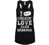 Jake DeBrusk I Love Boston Hockey Fan T Shirt