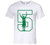 Kevin Garnett Number 5 Retirement Boston Basketball Fan V4  T Shirt