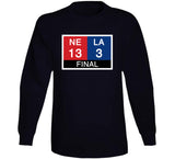 LIII Scoreboard New England Football Fan T Shirt