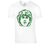 Larry Bird Caricature Big Head Silhouette Boston Basketball T Shirt